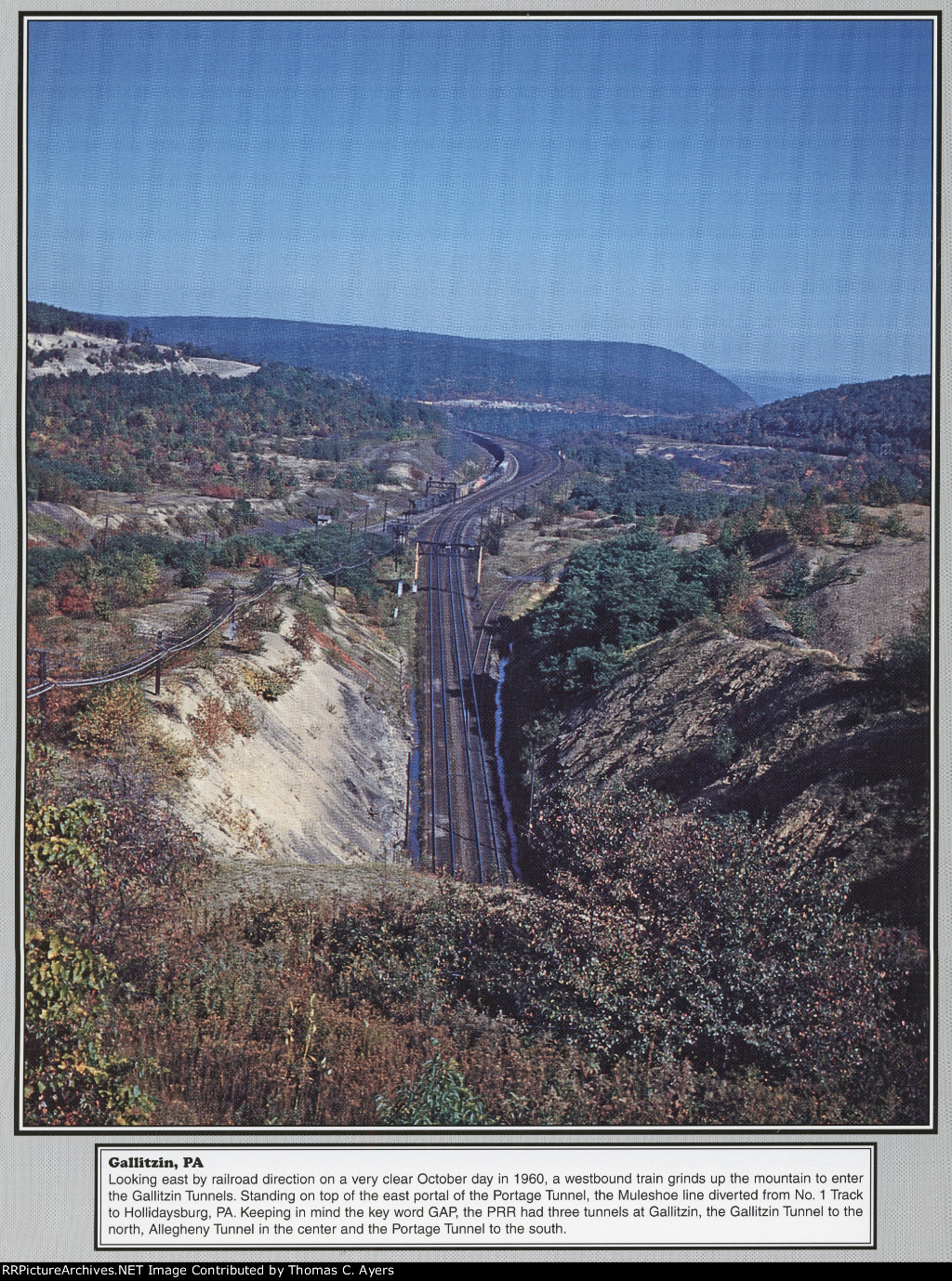 PRR Gallitzin Tunnels, 1960